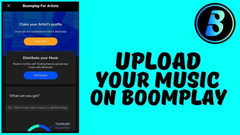 How to Upload Your Songs to Boomplay
