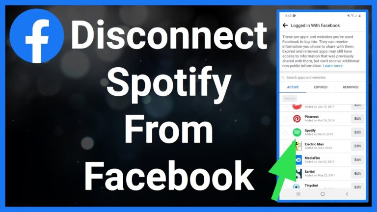 How to Disconnect Facebook from your Spotify Account