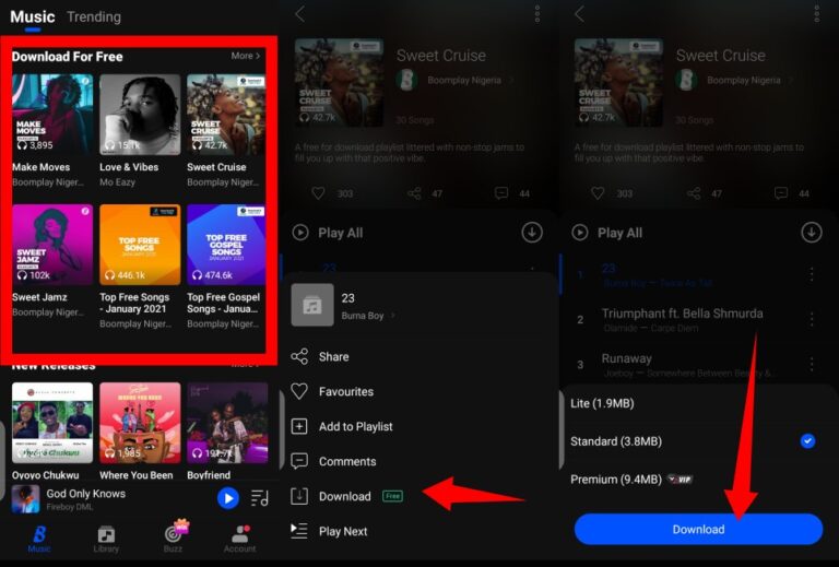 How to Download Songs from Boomplay Directly to Your Phone's Storage