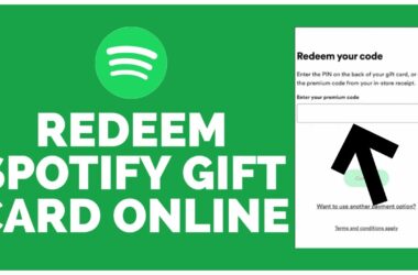 How To Redeem A Spotify Gift Card