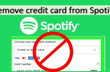How To Remove Credit Card Details From Spotify