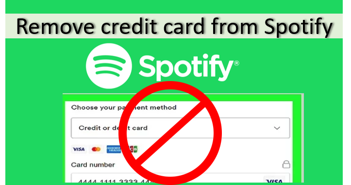 How To Remove Credit Card Details From Spotify