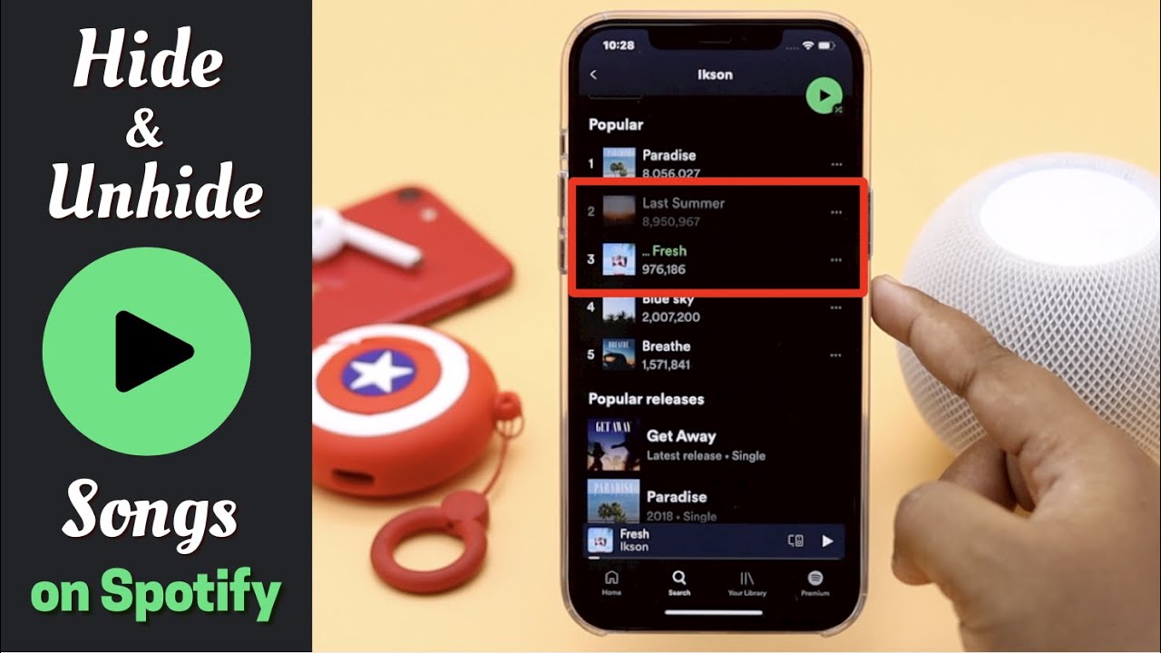 How To Unhide Songs On Spotify For IPhone