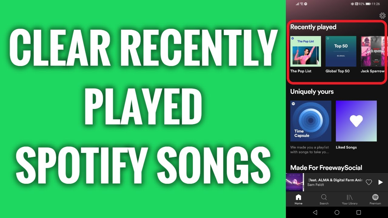 How to Clear Your Recently Played Tracks on Spotify